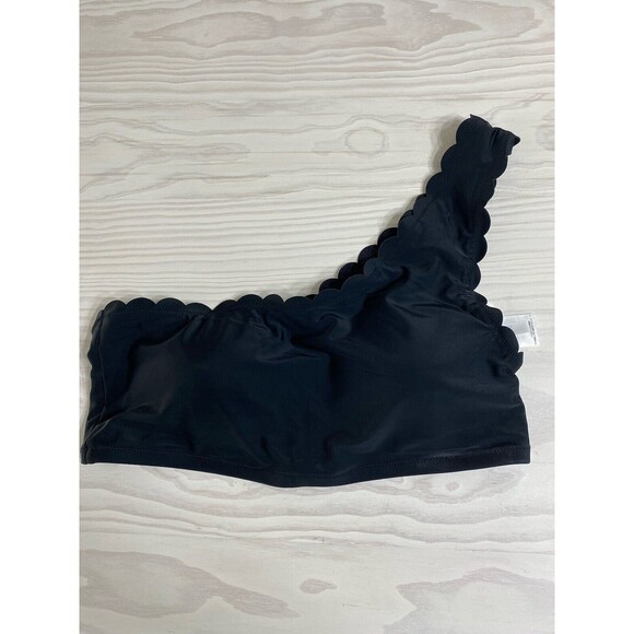 J.Crew Factory Scalloped one-shoulder bikini top Size L Large NWT - Picture 4 of 6